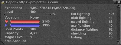 Signature for player Depot