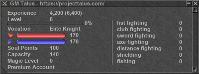 Signature for player GM Talus