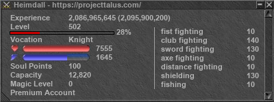 Signature for player Heimdall