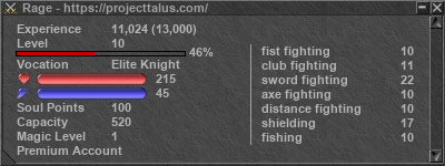 Signature for player Rage